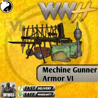 VVVVH WW II ✅ FAST DELIVERY ✅ Mechine Gunner Armor VI (ARMOR) - VIA : UID  -  GLOBAL