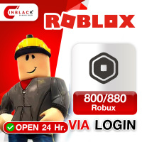 Roblox Top Up 800 Robux VIA LOGIN BY INBLACKM Open 24 hr. ( NOT SUPPORT VIETNAM )
