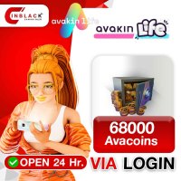 Avakin Life - 68000 Avacoins 49.99$ Top up via LOGIN By Inblackm Open 24 hr.