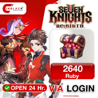 Seven Knight Re:Birth - 2640 Ruby ( Fist Time x 2 ) (49.99$) Top Up Via LOGIN By Inblackm Open 24 hr.