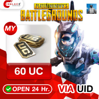 PUBG Mobile (MY) - 60 UC Top up UID By Inblackm Open 24 hr.