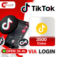 Tiktok - 3500 Coins 50$ Top Up Via Login By Inblackm Open 24 hr.