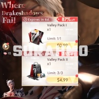 Love and Deepspace -- Valley Pack I & II Full (LOGIN METHOD) **Need Account & Password to login**