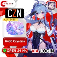 CZN - 6480 Crystals (99.99$) Top up via LOGIN By Inblack Open 24 hr.