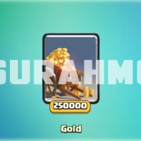 Clash Royale - 250k Gold Pack (LOGIN METHOD) **Need Email & Verification Code to login**