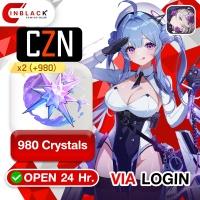 CZN - 980 Crystals (14.99$) Top up via LOGIN By Inblack Open 24 hr.