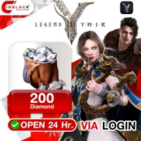 Legend of YMIR - 200 Diamond 4.99$ Top Up Via Login By Inblackm Open 24hr.