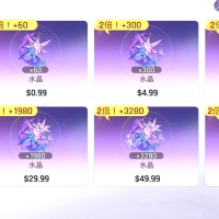 CZN - 980 Crystals  $15 VIA LOGIN