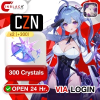CZN - 300 Crystals (4.99$) Top up via LOGIN By Inblack Open 24 hr.
