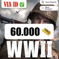 [VIA ID] - 60000 Gold (60,000)  - War War heroes  (WW II) (VVVVH) [⚡️Fast⚡️ Legit✅]