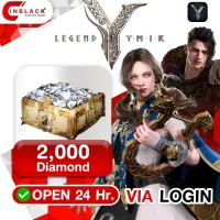 Legend of YMIR - 2000 Diamond 49.99$ Top Up Via Login By Inblackm Open 24hr.