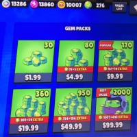 Brawl Stars 80 GEMS $5 LOGIN TOPUP  SUPERCELL ID EMAIL