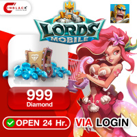 Lords Mobile (GL) - 999 Diamond 9.99$ Top up via LOGIN By Inblackm Open 24 hr.