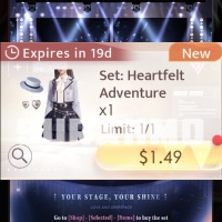 Love and Deepspace - Set: Heartfelt Adventure (LOGIN METHOD) **Need Account & Password to login**