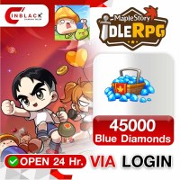MapleStory: Idle RPG - 45000 Blue Diamonds (32.99$) VIA LOGIN BY INBLACKM Open 24 hr.