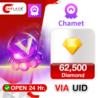 Chamet - 62,500 Diamond via UID by Inblackm open 24 hr.