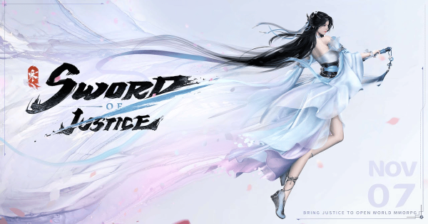 Pre-download for Sword of Justice is now available! Global Launch: 7th