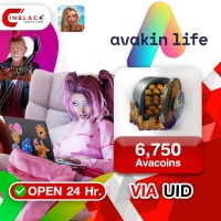 Avakin Life - 6750 Avacoins Top up UID By Inblackm Open 24 hr.