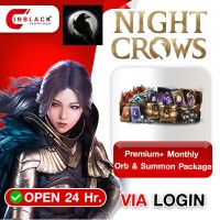 Night Crows (GL) - Premium+ Monthly Orb & Summon Package 299.99$ Top up Official LOGIN by Inblackm open 24 hr.