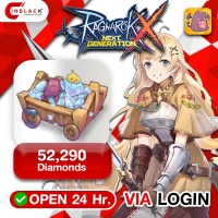 Ragnarok X (SEA) - 52290 Diamonds Top up UID By Inblack Open 24 hr.