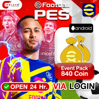 EFootball Android - Event Pack 840 Coin ( 1 Time only) Top up via Konami Login BY INBLACKM Open 24 hr.