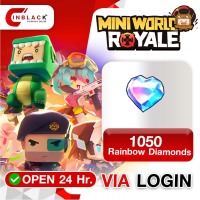 Mini World Royale (Asia) - 1050 Rainbow Diamonds Top up via UID By Inblackm Open 24 hr.