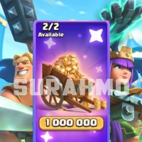 Clash Royale - 1M Gold Pack (LOGIN METHOD) **Need Email & Verification Code to login**