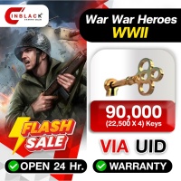 War War Heroes (VVVVH WW II) -  90,000 (22,500 X 4) Keys via UID by Inblackm open 24 hr.