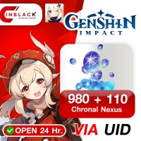 Genshin Impact - 1090 Chronal Nexus Top up UID By Inblackm Open 24 hr.