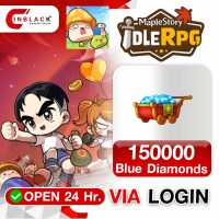 MapleStory: Idle RPG - 150000 Blue Diamonds (108.99$) VIA LOGIN BY INBLACKM Open 24 hr.