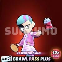 Brawl Stars - Brawl Pass Plus (LOGIN METHOD) **Need Email & Verification Code to login**