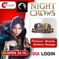 Night Crows (GL) - Premium+ Monthly Alchemy Package 299.99$ Top up Official LOGIN by Inblackm open 24 hr.