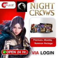 Night Crows (GL) - Premium+ Monthly Summon Package 299.99$ Top up Official LOGIN by Inblackm open 24 hr.