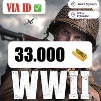 [VIA ID] - 33000 Gold (32000 + 1000) - War War heroes  (WW II) (VVVVH) [⚡️Fast⚡️ Legit✅]