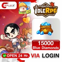 MapleStory: Idle RPG - 15000 Blue Diamonds (10.99$) VIA LOGIN BY INBLACKM Open 24 hr.