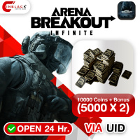 Arena Breakout: Infinite (GL) - 10000 Coins + Bonus (5000 X 2) 99.99$ Top up UID By Inblack Open 24 hr.