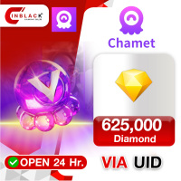 Chamet - 625,000 Diamond ( 62,500 X 10 ) via UID by Inblackm open 24 hr.