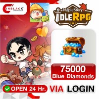 MapleStory: Idle RPG - 75000 Blue Diamonds (54.99$) VIA LOGIN BY INBLACKM Open 24 hr.