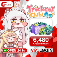 Trickcal: Chibi Go -  6480 Crystal Leaves Top up via LOGIN By Inblack Open 24 hr.