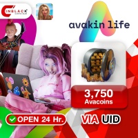 Avakin Life - 3750 Avacoins Top up UID By Inblackm Open 24 hr.