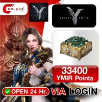Legend of YMIR - 33400 YMIR Points 299.99$ Top Up Official LOGIN By Inblackm Open 24hr.