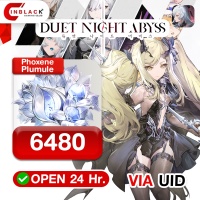 Duet Night Abyss (GL) - 6480 Phoxene Plumule Top up UID By Inblackm Open 24 hr.