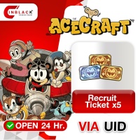 ACECRAFT - Recruit Ticket * 5 Top up UID By Inblackm Open 24 hr.