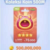 (PROMO) (500M) Cards Ungu MD  - Higgs Domino Island HDI or Higgs Games Island HGI - Coin Collection Gift Pack (Claim Inbox)