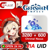 Genshin Impact - 3880 Chronal Nexus Top up UID By Inblackm Open 24 hr.