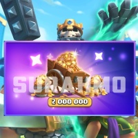 Clash Royale - 2M Gold Pack (LOGIN METHOD) **Need Email & Verification Code to login**