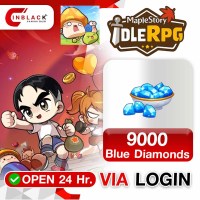 MapleStory: Idle RPG - 9000 Blue Diamonds (6.59$) VIA LOGIN BY INBLACKM Open 24 hr.