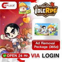 MapleStory: Idle RPG - Ad Removal Package (365d)(4.39$) VIA LOGIN BY INBLACKM Open 24 hr.