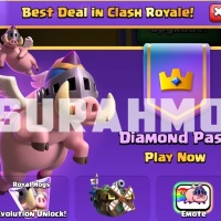 Clash Royale - Diamond Pass (LOGIN METHOD) **Need Email & Verification Code to login**