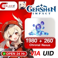 Genshin Impact - 2240 Chronal Nexus Top up UID By Inblackm Open 24 hr.